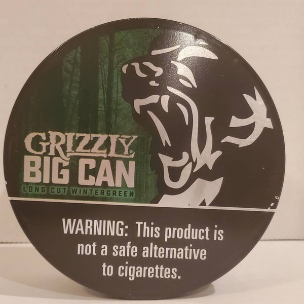 Empty*** Grizzly Big Can Long Cut Wintergreen