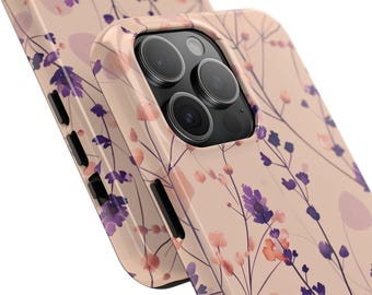 Lavender Sprigs Phone Case | Floral Protective Tough Case