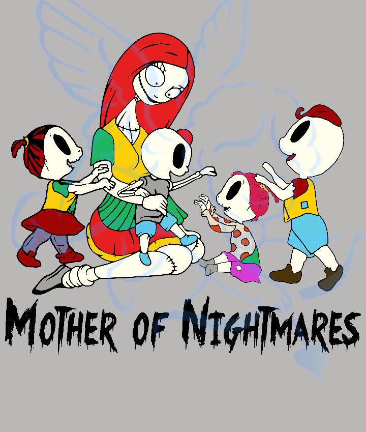 Download Sally mother of Nightmares 2 boys And 2 girls svg png eps ...