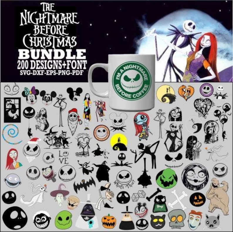 Download Jack Skellington Svg bundle The Nightmare Before Christmas ...