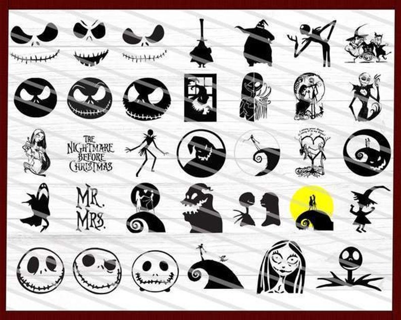Nightmare Before Christmas Svg Bundle Free - 222+ SVG File for Silhouette