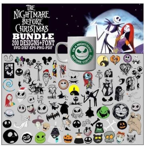 Download Jack Skellington Svg Bundle The Nightmare Before Christmas Etsy