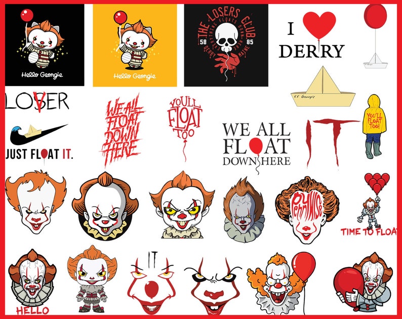 Download Pennywise svg bundle pennywise svg pennywise clown svg | Etsy