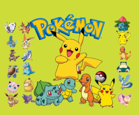 Download Pokemon svg bundle 700 images Pokemon png Pokemon Pikachu | Etsy