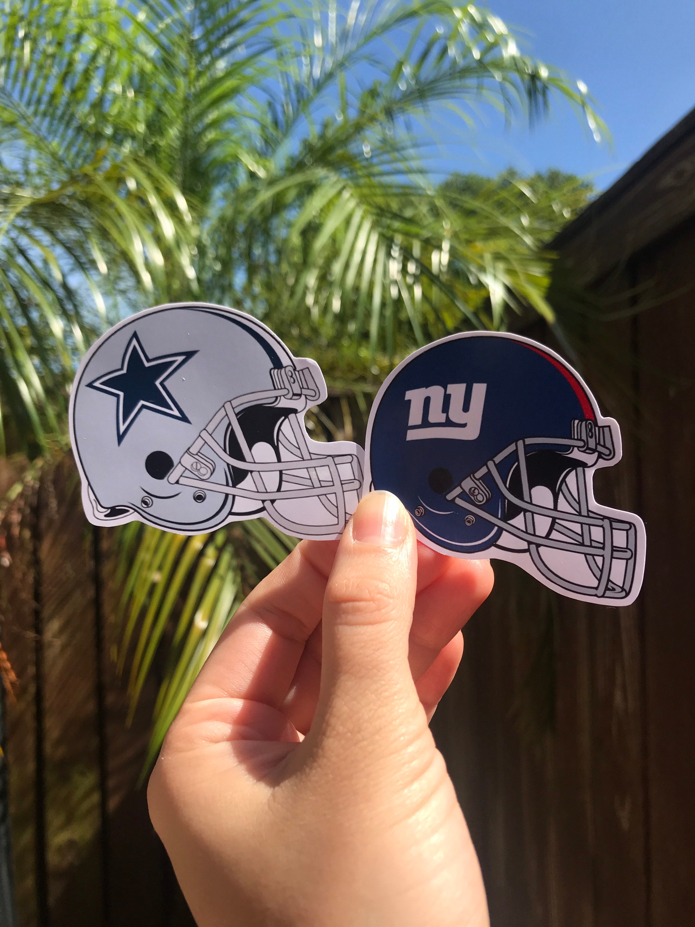NFL Football Team Stickers Die Cut Waterproof Sticker Etsy