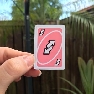 uno reverse card Sticker for Sale by eatashes