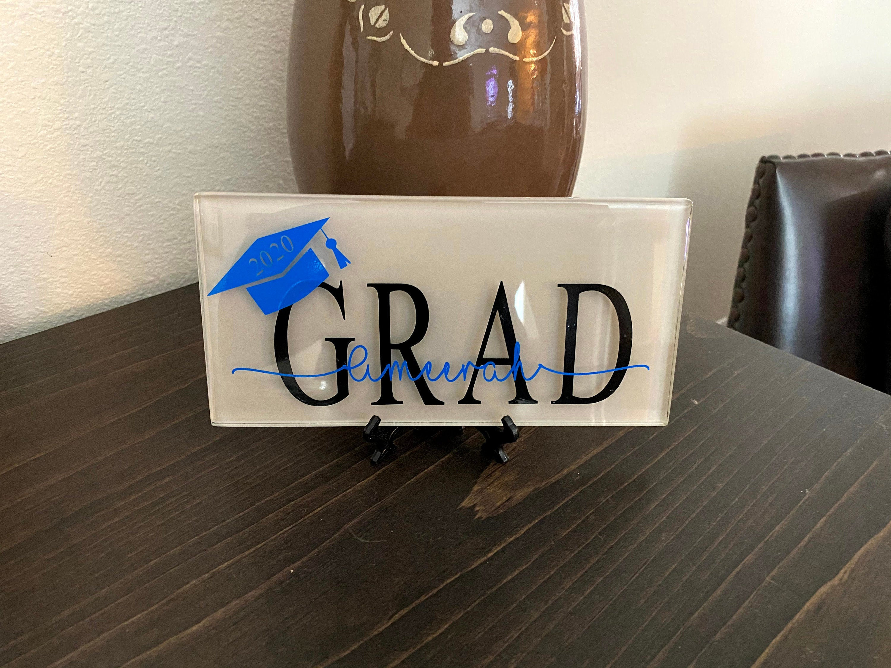 Graduation tile Graduation Plaque Class of 2021 Etsy