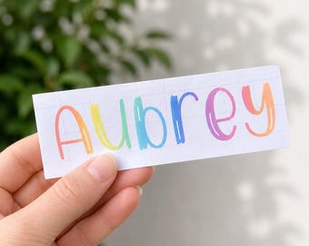 Custom Name Vinyl Decals: Personalized Water Bottle Stickers, decal for cups
