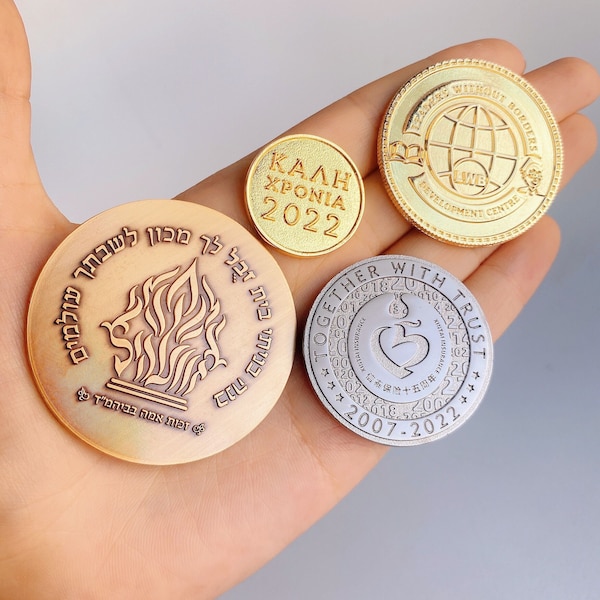 Personalisierte Logo Münze Doppelseitige Geprägte Münzen Gedenkmünze personalisierte Flachmünzen Relief Memento Münzen Gedenkveranstaltungen Münze
