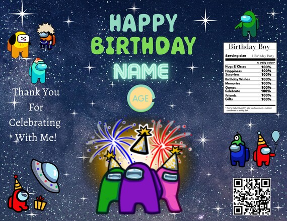 Invitations & Announcements E-MAILED FILE Among Us Party Among Us Party ...