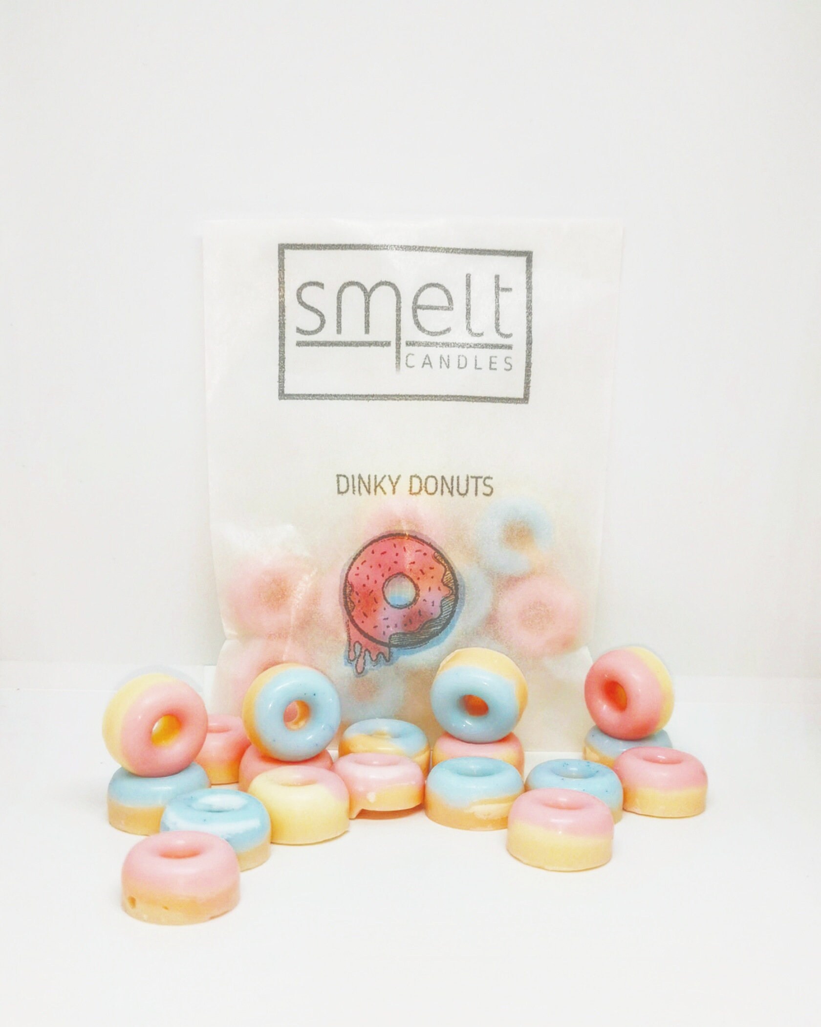 Dinky Donuts Scented | Highly Scented Wax Melts | Letter Box Gift