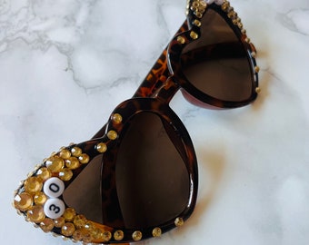 Gold Birthday Sunglasses