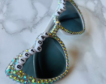 Birthday Girl Rhinestone Sunglasses