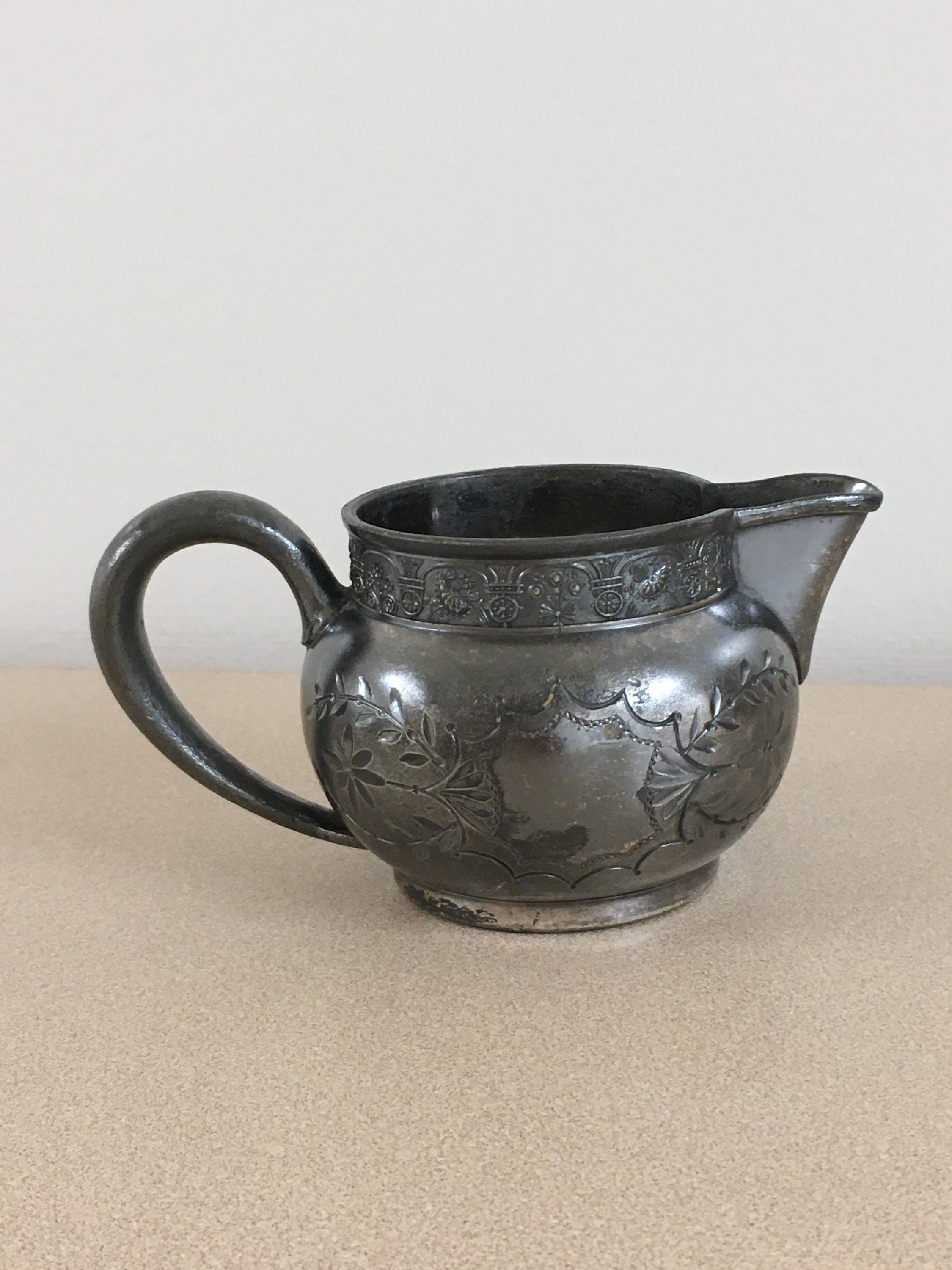 ANTIQUE 1853 - 1859 TAUNTON Silver Plate Co. Triple Plate 775 Mark