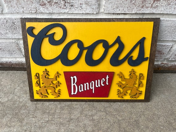 Coors Banquet Sign Cut File for Laser Cutter - Etsy