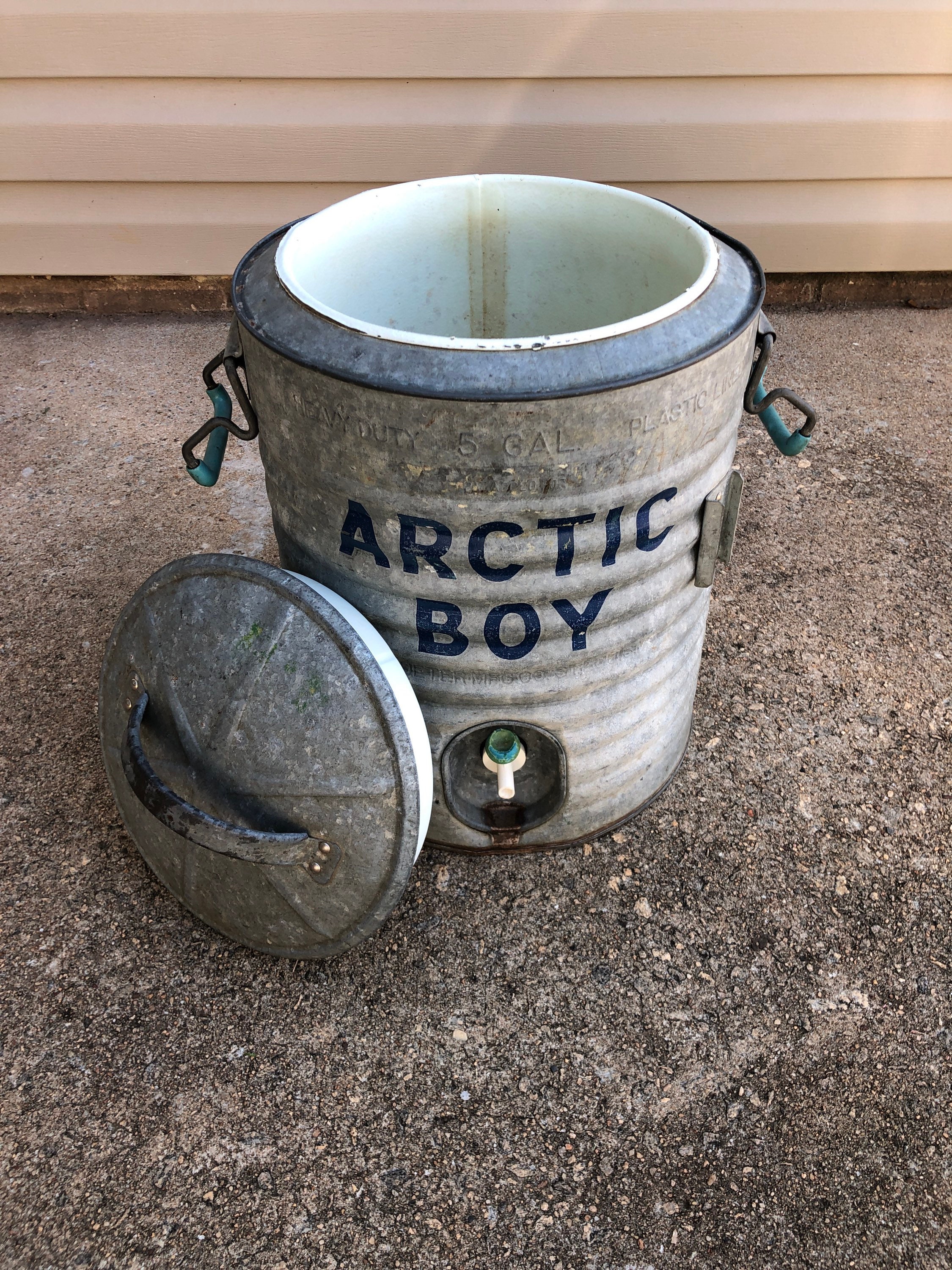 Vintage 3gal Galvanized Arctic Boy Water Cooler. Etsy