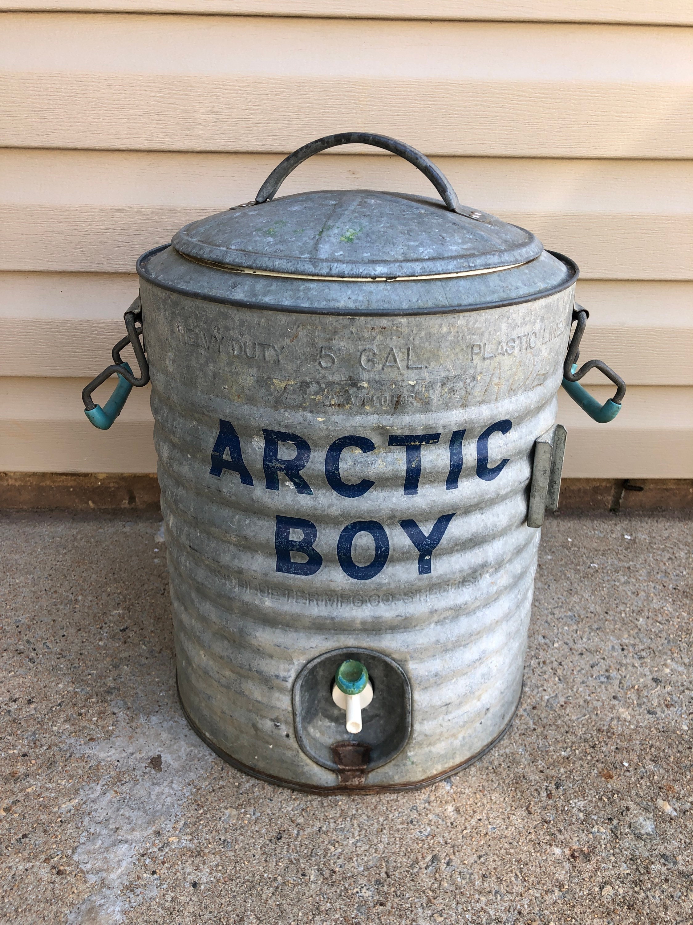 Vintage 3gal Galvanized Arctic Boy Water Cooler. Etsy