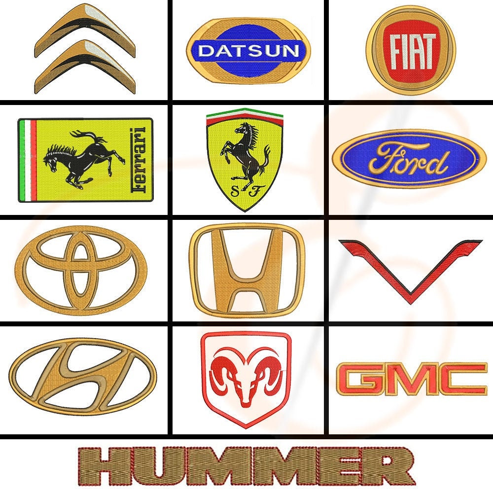 Car logo huubq machine jessecmault designs buy 10 logo get 3  etsy