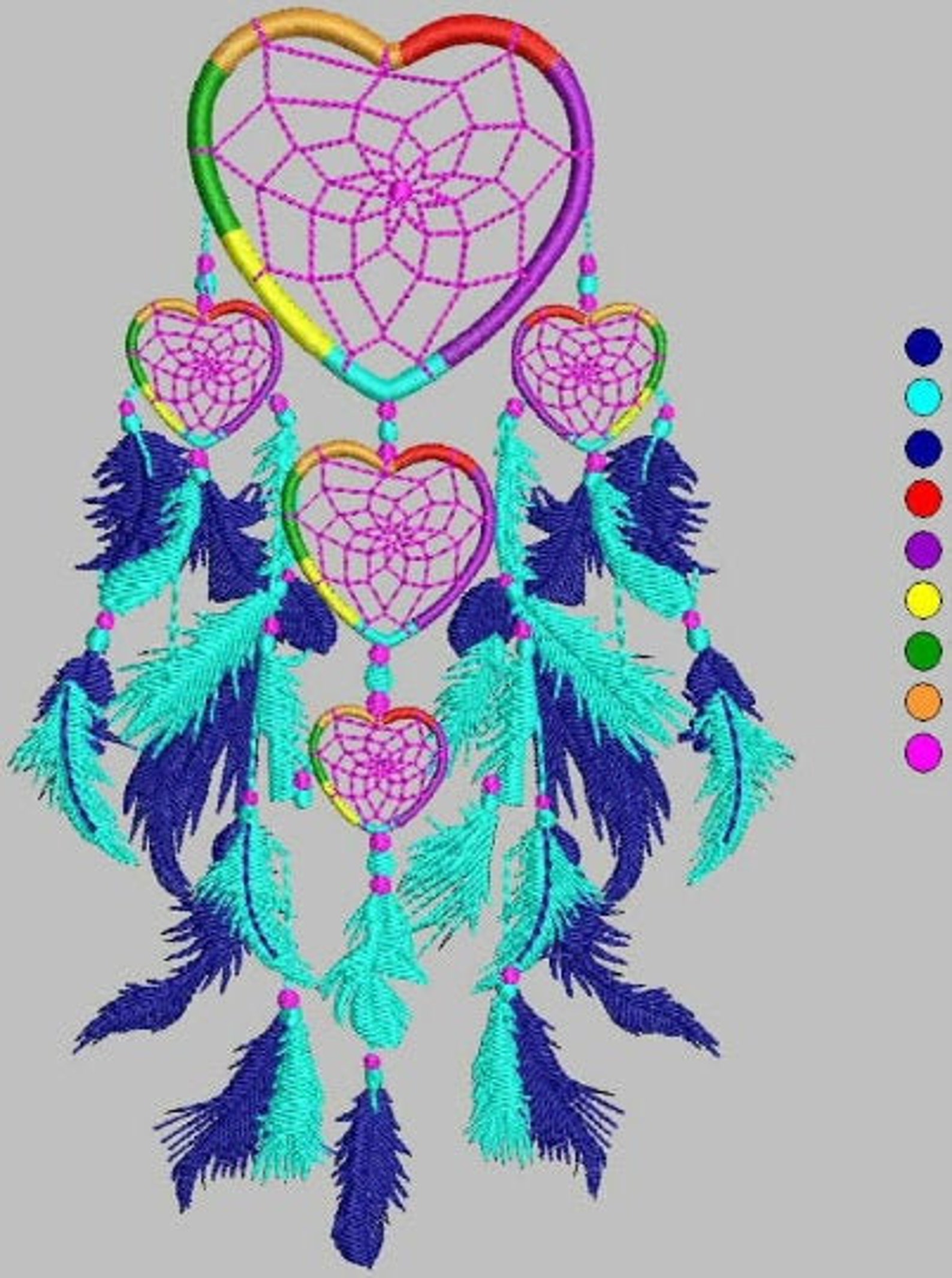 Dream Catcher Machine Embroidery Designs Instant Download Etsy