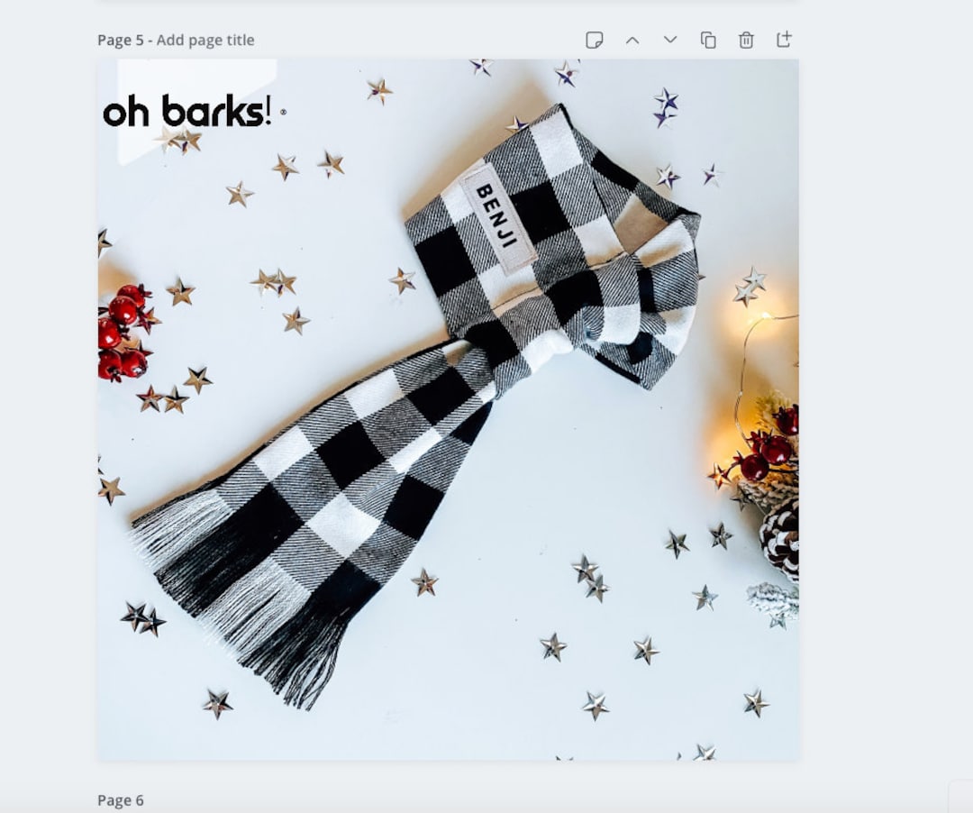 Hundehalstuch Schwarz-Weiß - Verstellbarer Schal Für Hochzeit & Besondere Anlässe