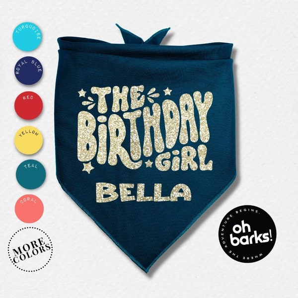 Dog Birthday • Birthday Girl Dog Bandana • Birthday BOY Dog Bandana • Dogs First birthday • Puppy Bandana • its my birthday dog Bandana