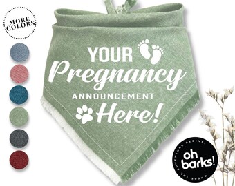 Dog Bandana Pregnancy Announcement • big sister dog bandana • Big brother dog bandana pregnancy announcement • Big bro big sis Bandana