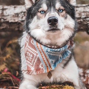 Dog Bandana • Customized dog bandana • Personalized dog Bandana • Aztec dog bandana • adopt a pet bandana • Boho dog bandana