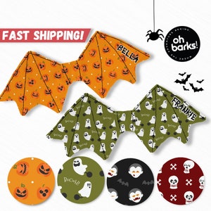 Halloween Dog Bow Tie , Cat Bow tie , Ghost Dog Bow Ties, Bat Dog Bow Ties , Pet Bow Tie , Bat Shape Dog Bow Tie , Pet Accessories