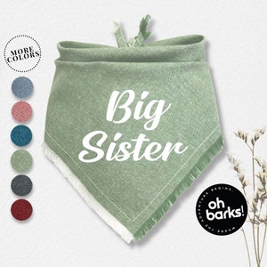 Halstuch für große Schwestern • Bandana für große Schwestern • Halstuch für große Schwestern • Bandana für große Schwestern • Bandana für kleine Schwestern