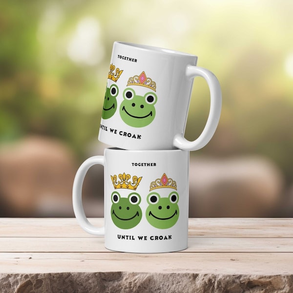 Frog Mug, Frog Lover Gift, Frogs Gifts, Animal Lover Gift, Cute Tea Cups, Funny Coffee Cup