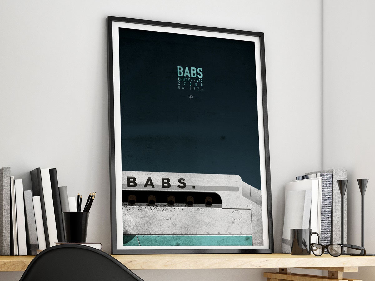 Affiche Babs Record 1926