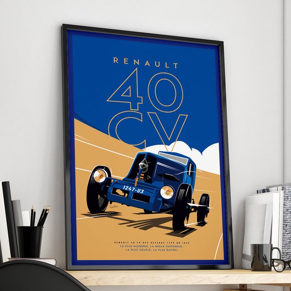 Affiche Renault 40 CV