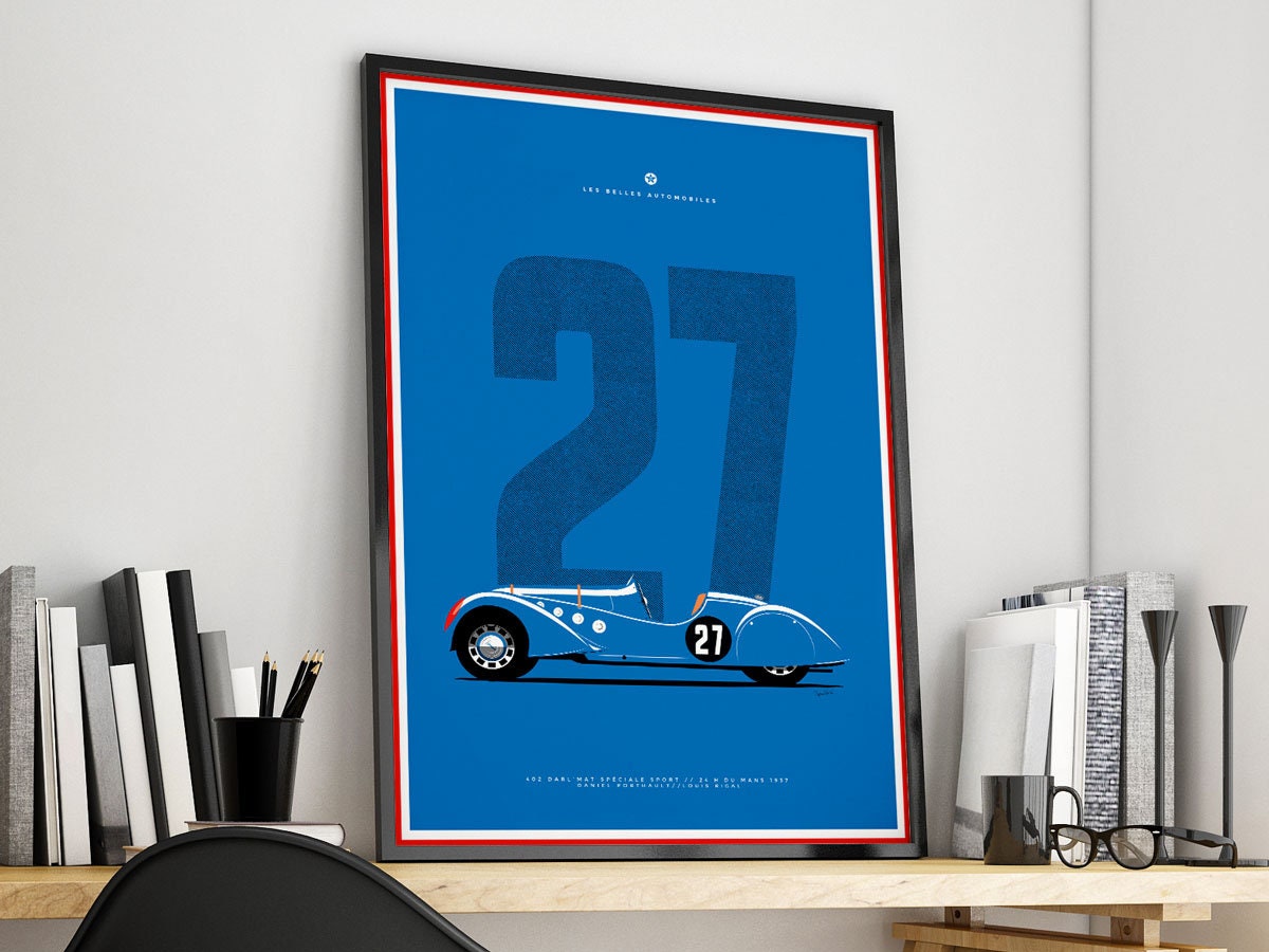 Affiche Peugeot 402 Darl'mat