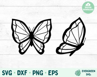 Butterfly SVG, Butterfly SVG Bundle, Butterfly Cut Files svg, eps, png, dxf, Butterfly Digital Download, Butterfly Digital Files