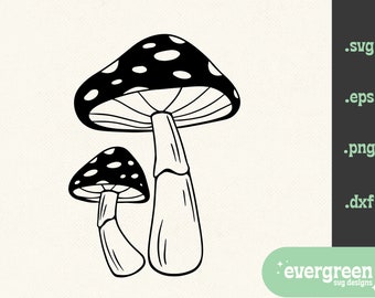 Cogumelo SVG, Cogumelo Mágico SVG, Design SVG de Cogumelo Mágico, Cogumelo Cottagecore svg, Design Boho Cogumelo svg, Design SVG de Floresta Mágica