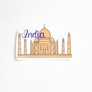 India Landmark Sticker