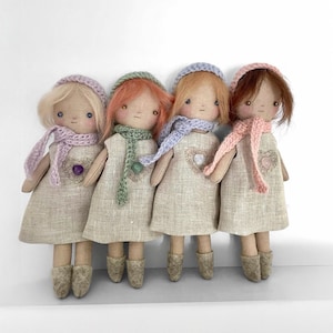 Intentional Cloth Doll Sewing Pattern: Natural Stone, Good Energy (PDF Pattern)