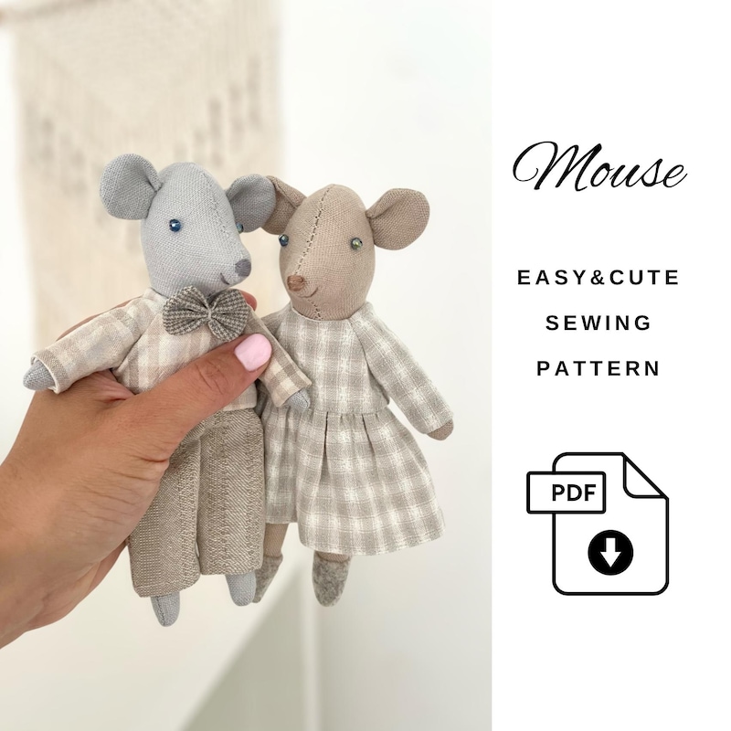 Mouse Sewing Pattern - Etsy
