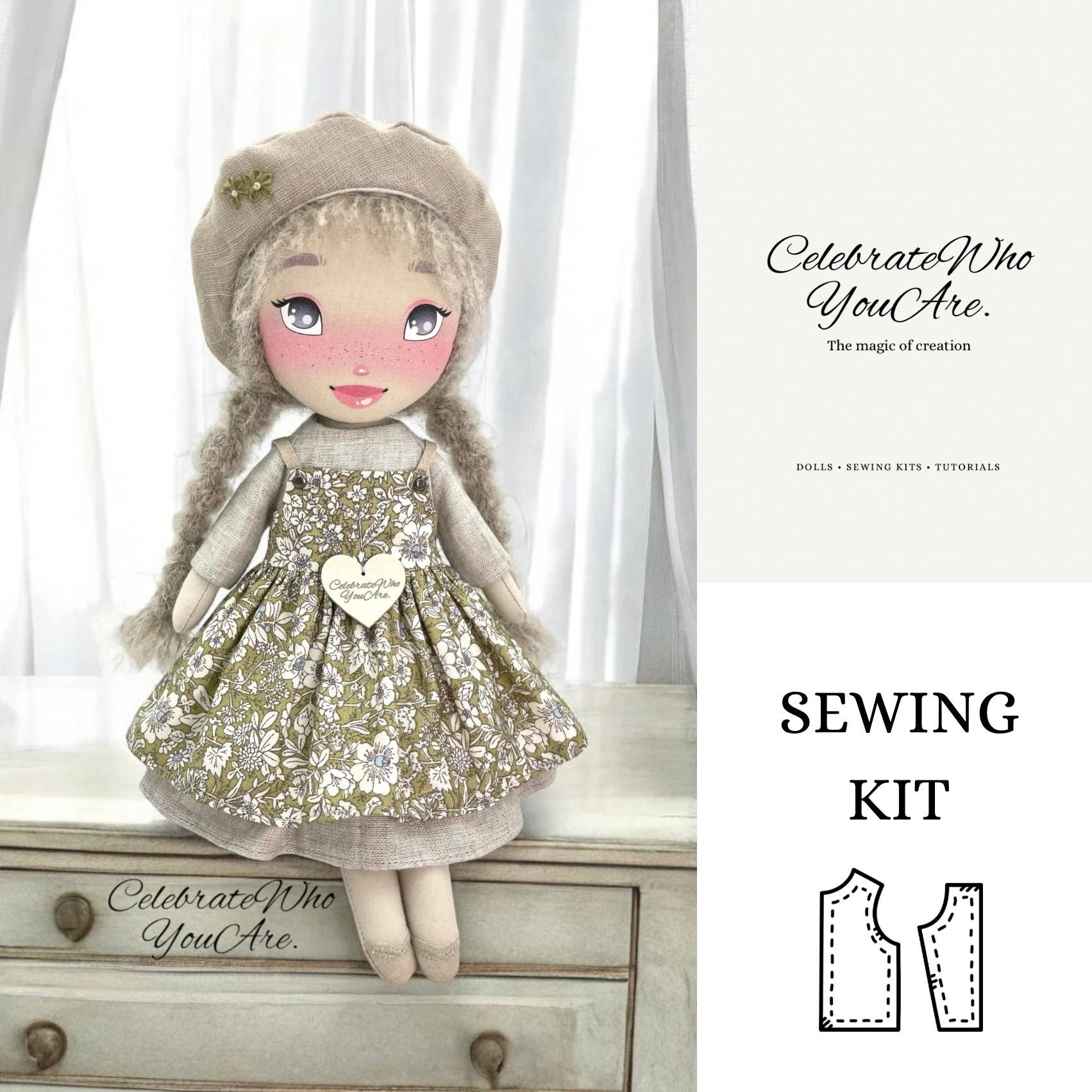 Handmade rag doll kit hotsell