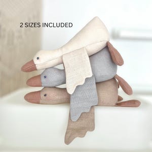 Goose Sewing Pattern: Easy Stuffed Animal Plush (PDF Pattern)