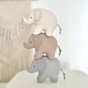 Elephant Sewing Pattern – Easy Plush Animal Toy for Beginners (PDF)
