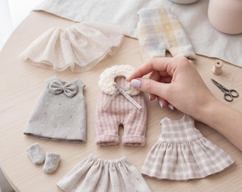 Doll Clothes Sewing Pattern, Small doll clothes sewing pattern pdf, doll dress patterns, blouse skirt for doll sewing pattern