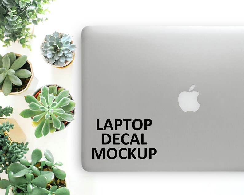Download Laptop Decal Mockup Sticker Mockup Vinyl Decal Mockup Decal | Etsy