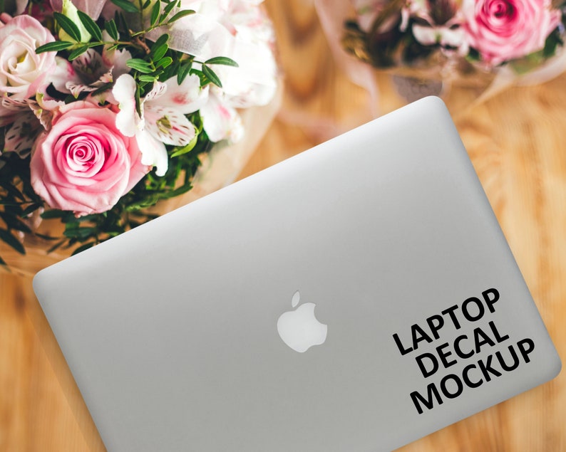 Download Laptop Decal Mockup Sticker Mockup Vinyl Decal Mockup Decal | Etsy