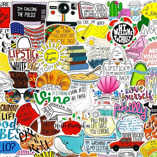 VINE Quote Sticker Packs Cute Stickers VSCO Stickers Etsy