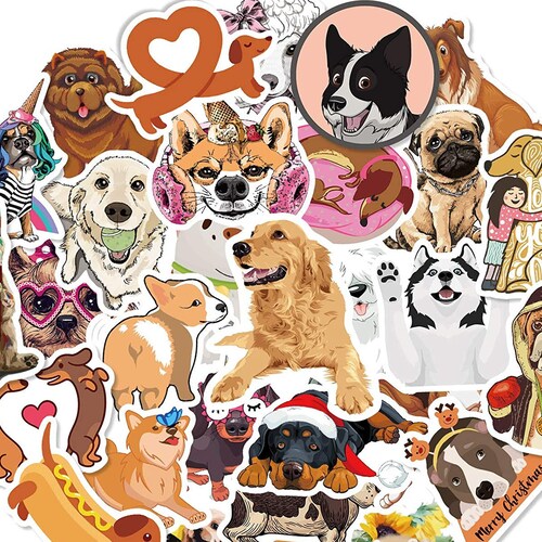Dog Sticker Pack Etsy