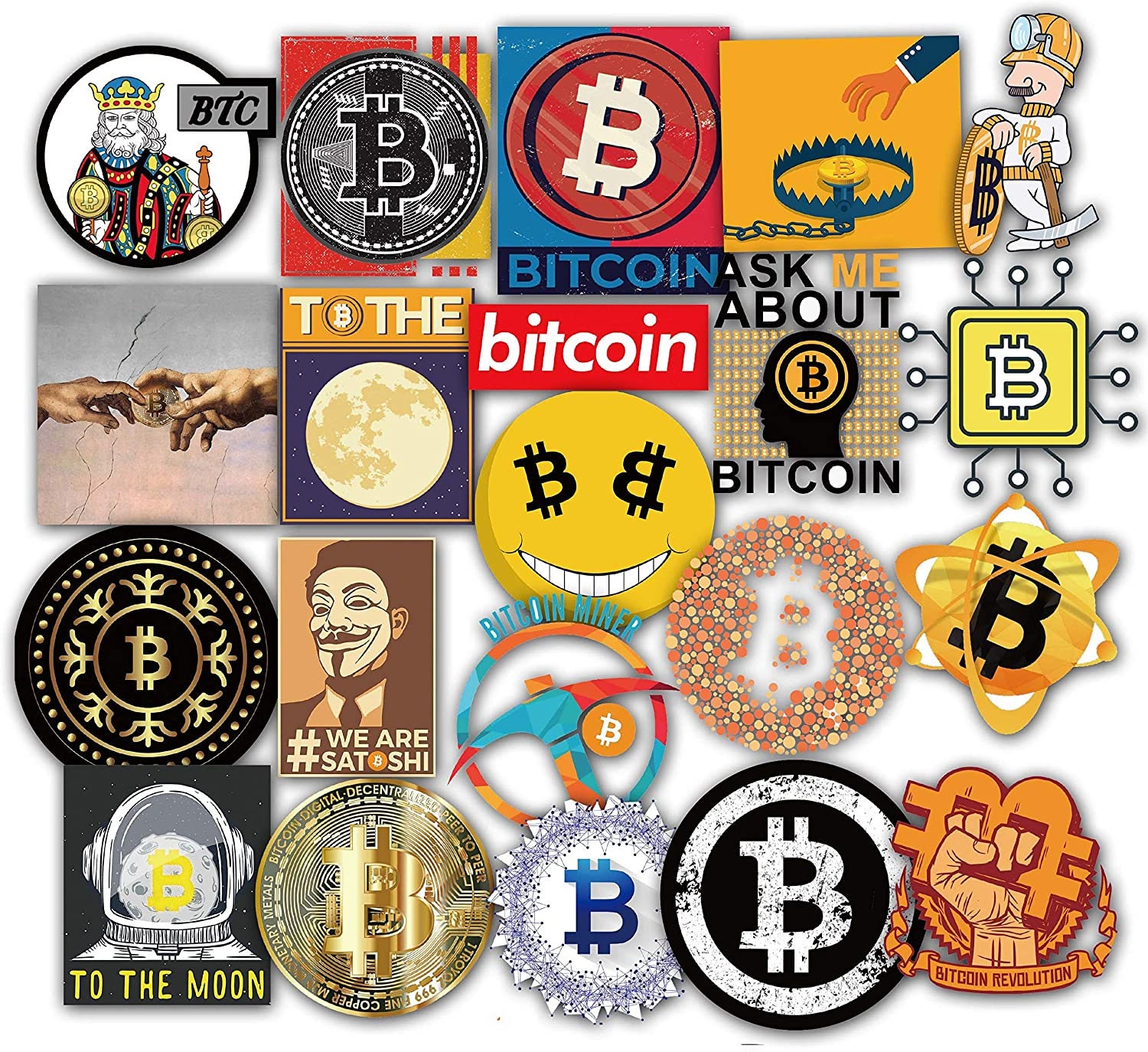 COIN Sticker Packs Money Stickers Currency Merchandise Tech Etsy