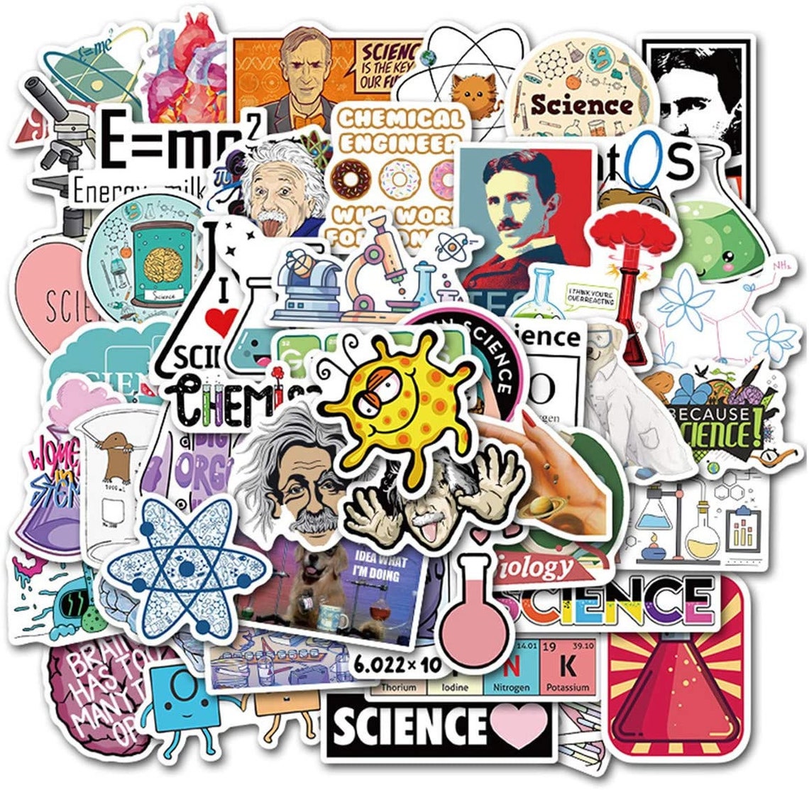 SCIENCE Sticker Packs Lab Stickers Chemistry Stickers Etsy