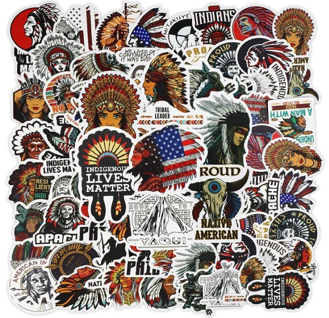 INDIAN Sticker Packs Native Indian Stickers Indigenous Etsy