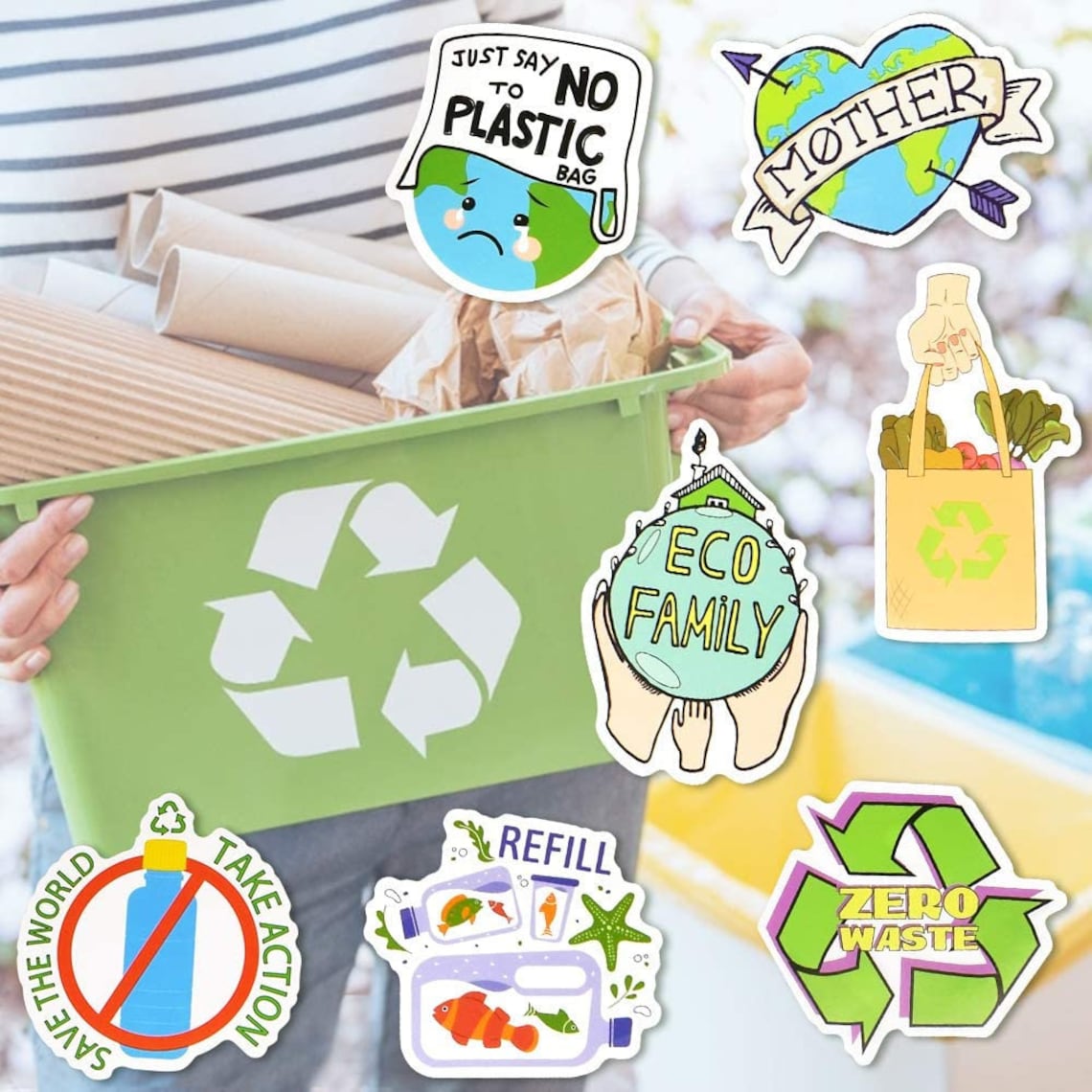 UMWELT STICKER Eco Sticker Save the Etsy.de